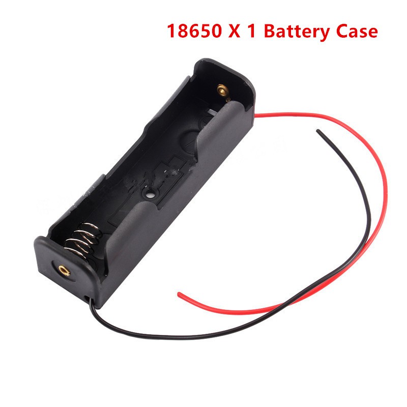 單節18650電池盒 單節電池盒 1節 充電座　18650電池盒 帶線 電池座