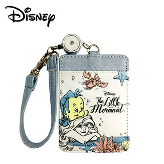 含稅 小美人魚 皮質 彈力 票卡夾 票夾 證件套 悠遊卡夾 艾莉兒 Ariel 迪士尼 Disney 日本正版