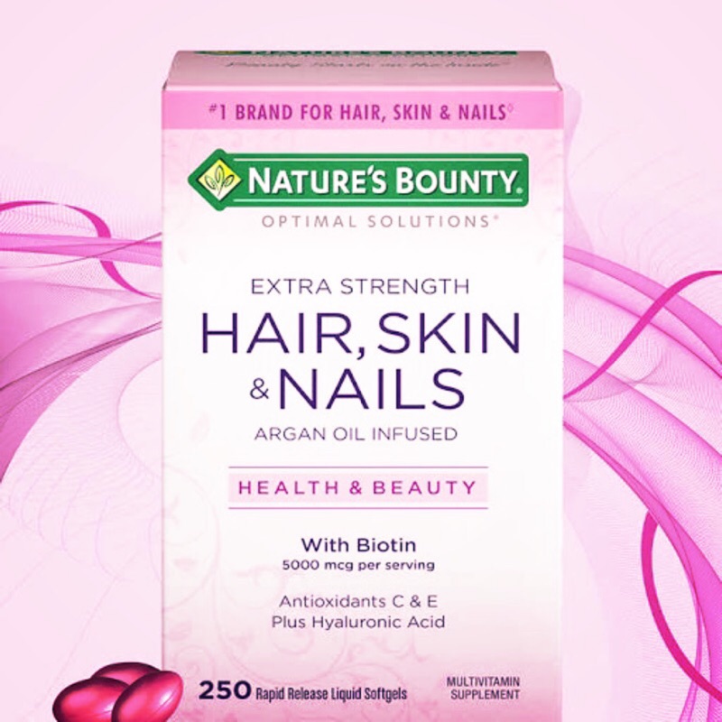 美國🇺🇸自然之寶Nature's Bounty HAIR,SKIN&amp;NAILS 女性綜合維他命+生物素 膠原蛋白膠囊