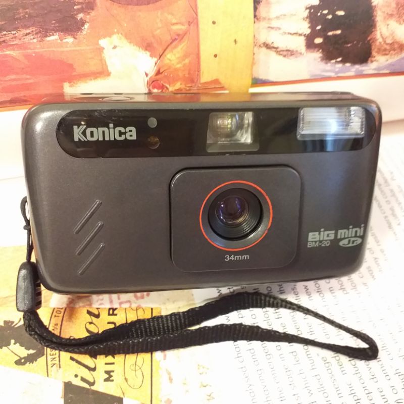 [翁李萬老雜貨洋行] KONICA BIG MINI BM-20 JR 口袋相機 全自動 底片相機 日本製 功能正常