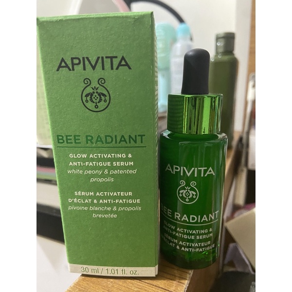 apivita 熬夜亮顏精華 小綠瓶