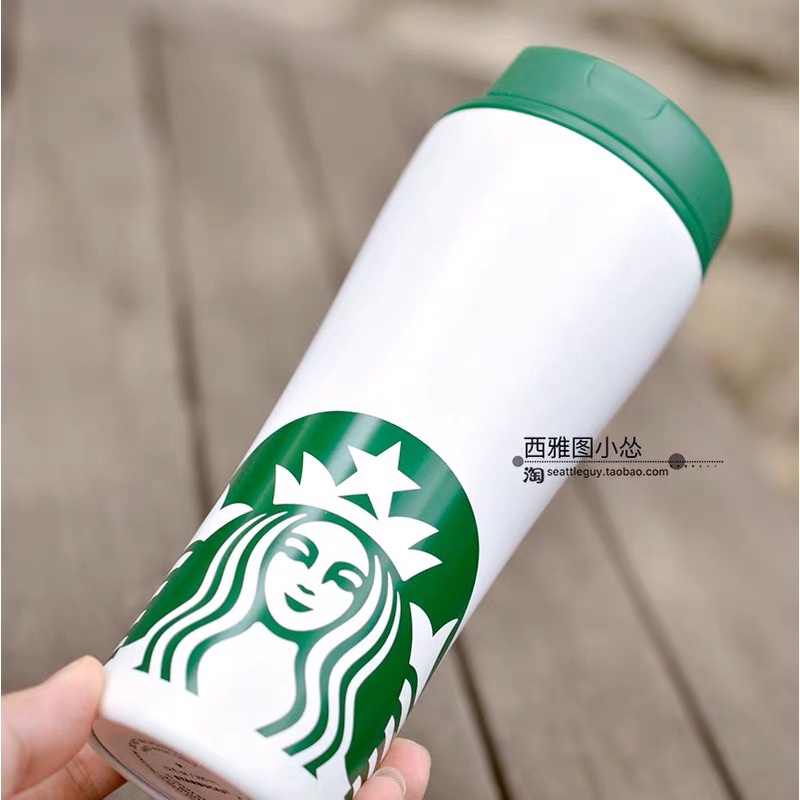 Starbucks官方正品！星巴克韓國杯子旋轉蓋不銹鋼隨行杯保溫杯經典女神人像水杯果汁珍奶茶奶昔茶水咖啡杯355ml