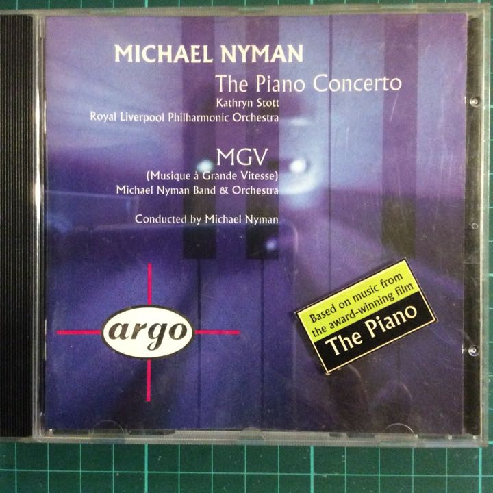 Michael Nyman麥可尼曼鋼琴協奏曲/電影「鋼琴師和她的情人」主題鋼琴協奏曲 1994年德國01版無ifpi