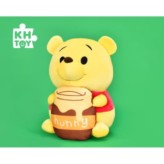 12吋 小熊維尼 肥仔系列 抱蜂蜜罐 娃娃 玩偶 抱枕 維尼 Pooh Winnie 迪士尼正版