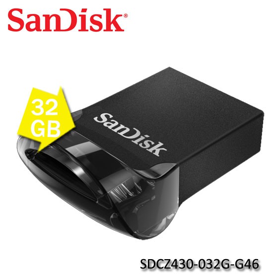 【3CTOWN】含稅公司貨 SanDisk Ultra Fit CZ430 32G 32GB USB3.1 隨身碟
