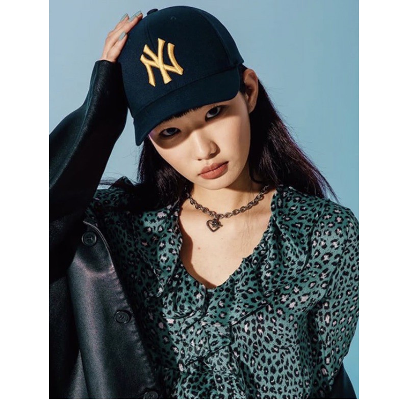韓國空運✈️MLB黑金NY MLB 金屬標棒球帽 可調整式 正品蔡依林超低特價