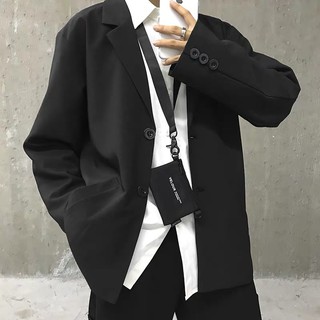 兩色 寬鬆素面西裝外套 穿搭西裝外套 男生外套 男生西裝外套 西裝外套男 男生西裝 United Freak X01