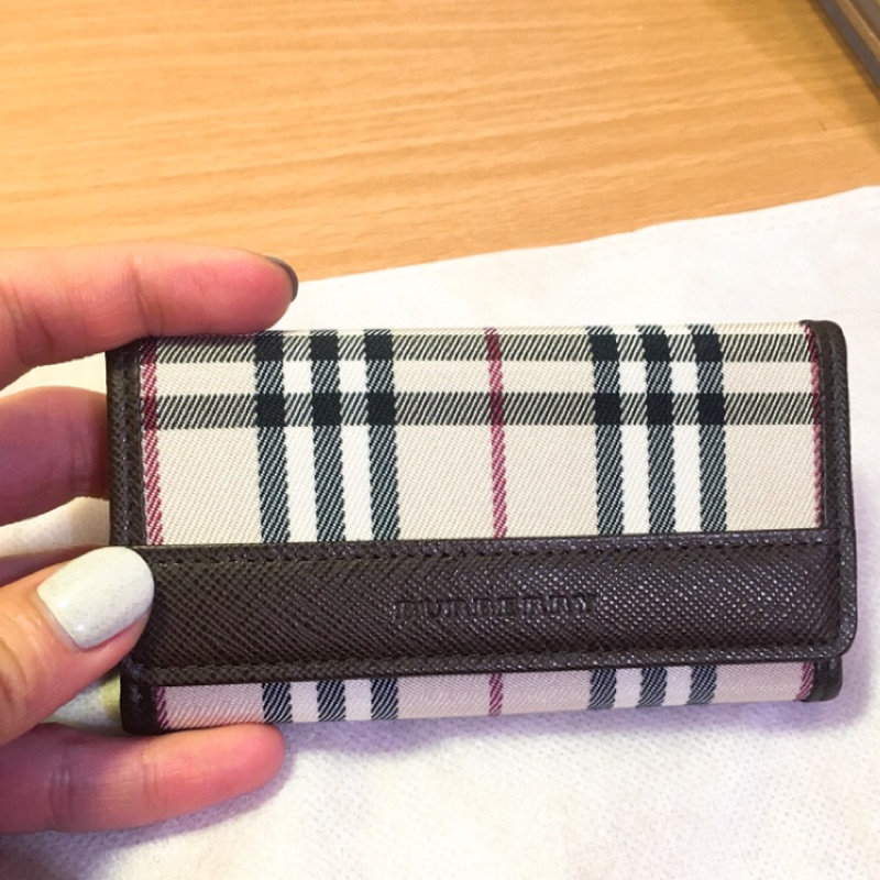 💋全新正貨 Burberry 經典格紋鑰匙包