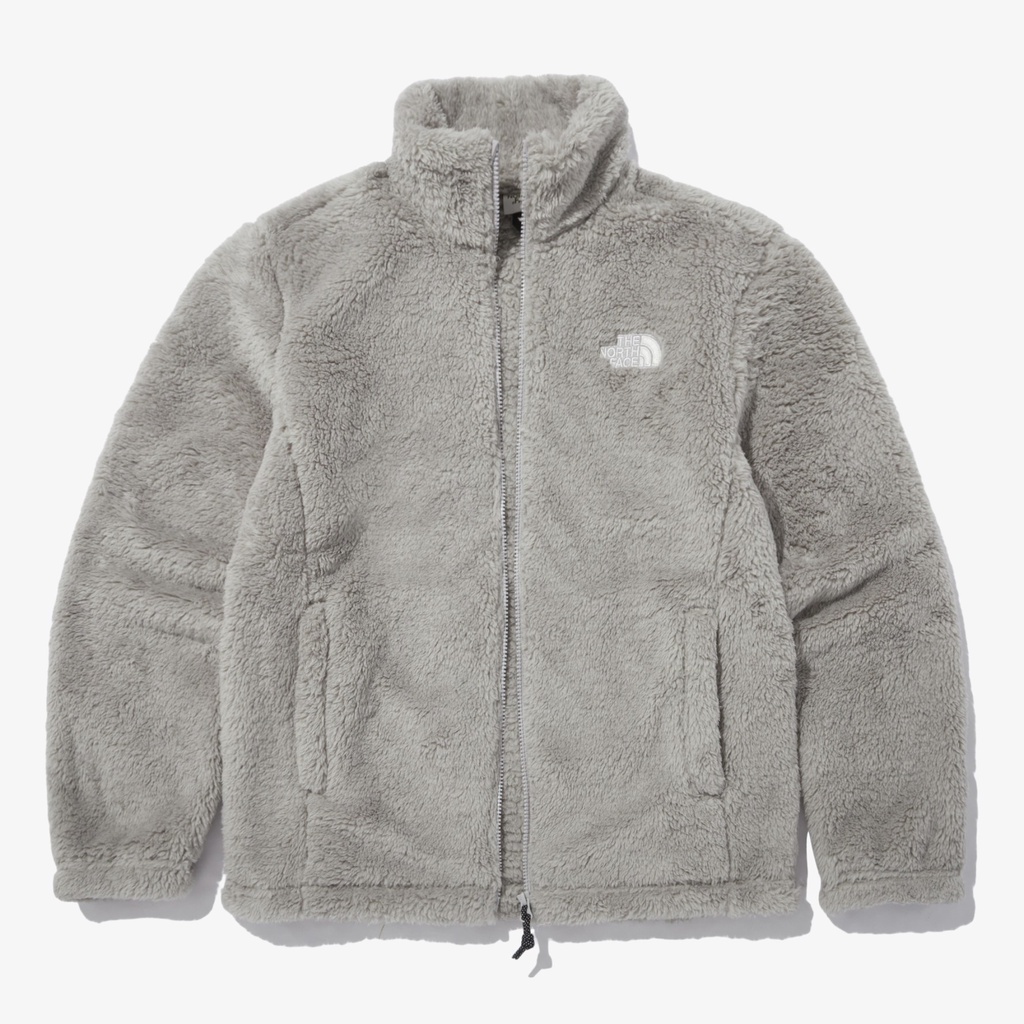 【吉米.tw】韓國代購 THE NORTH FACE 白標 COMFY FLEECE 絨毛 外套 灰 AUG