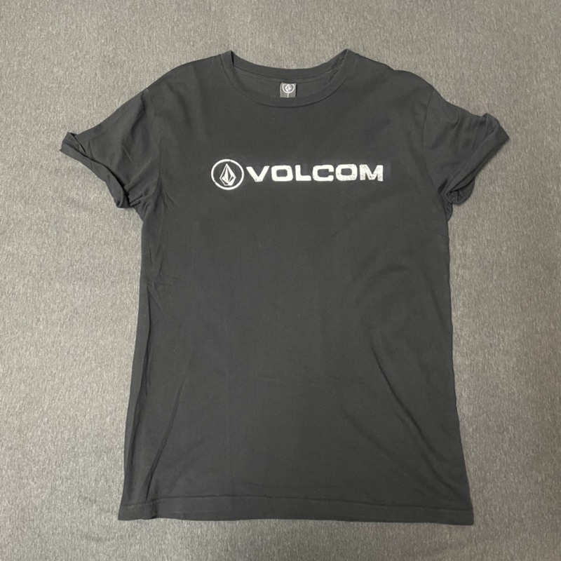 VOLCOM黑色潮流短T恤（二手）