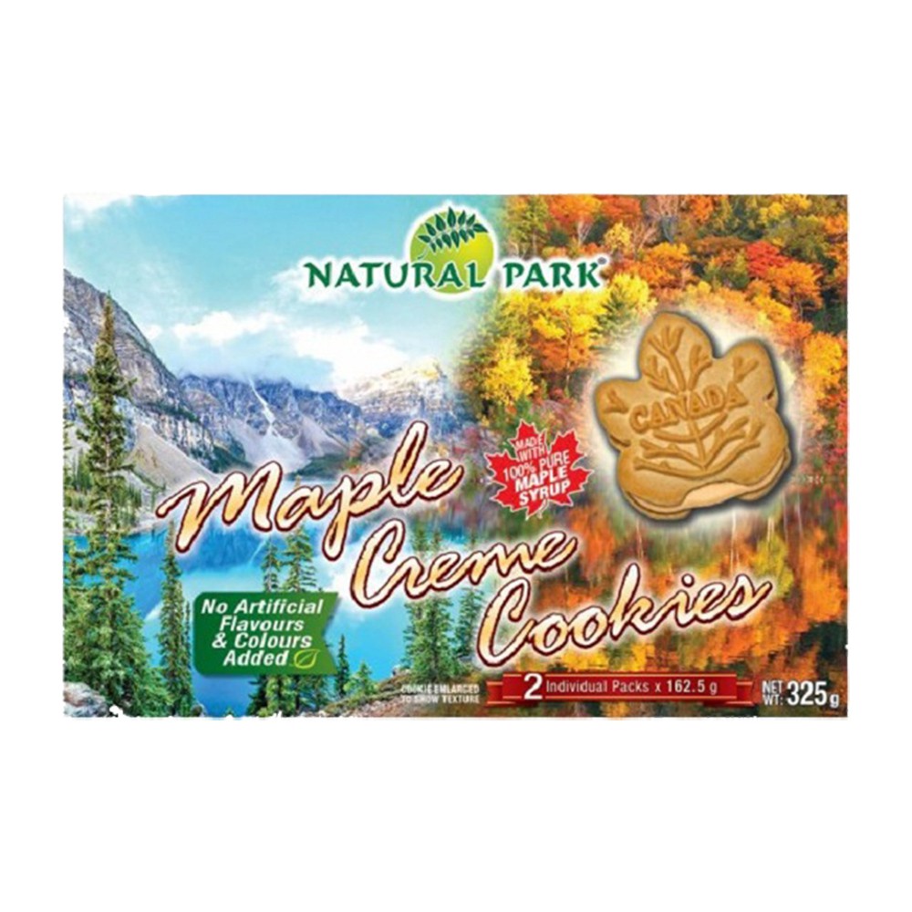 【即期出清】NATURAL PARK 加拿大楓糖夾心餅乾歡樂分享裝(325g)