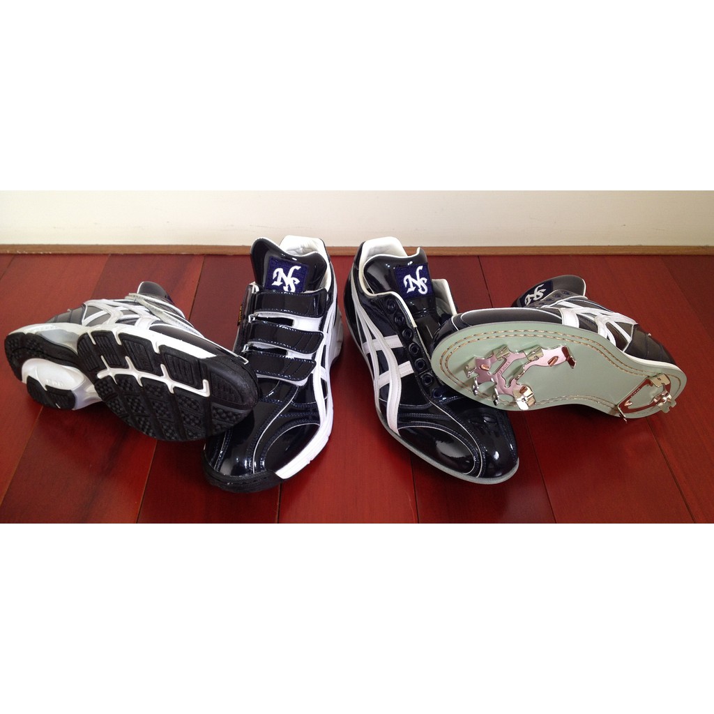 亞瑟士 球團 訂做 釘鞋 練習鞋 革底 ASICS 棒球鞋