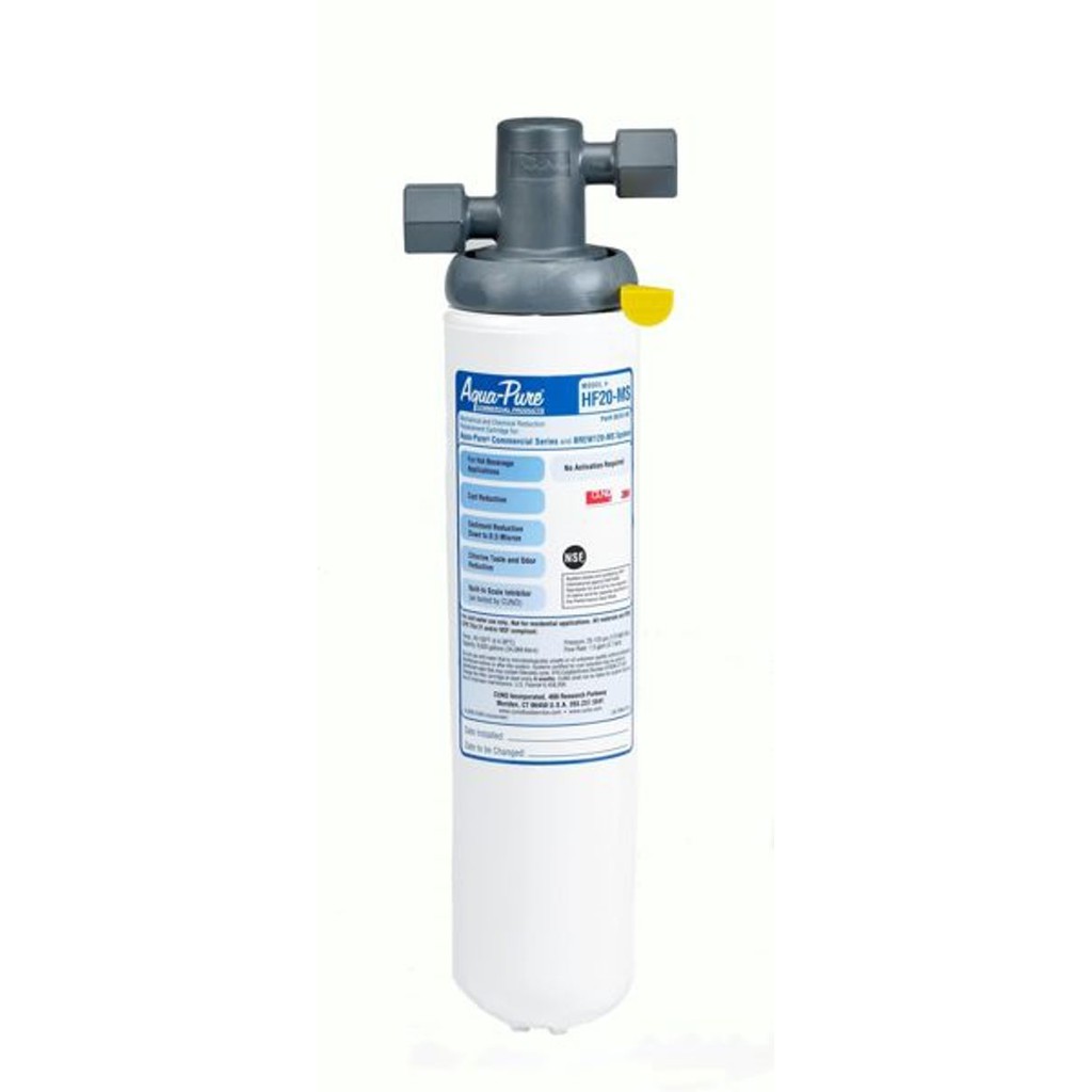 3M HF20-MS 高流量商用型除菌抑垢生飲淨水器-0.5微米/9000加侖★加贈前置PP過濾系統