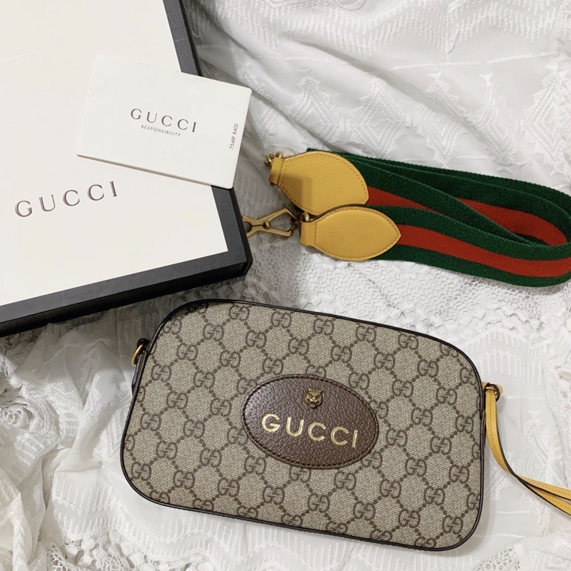 Gucci虎頭相機包二手極新 蝦皮購物