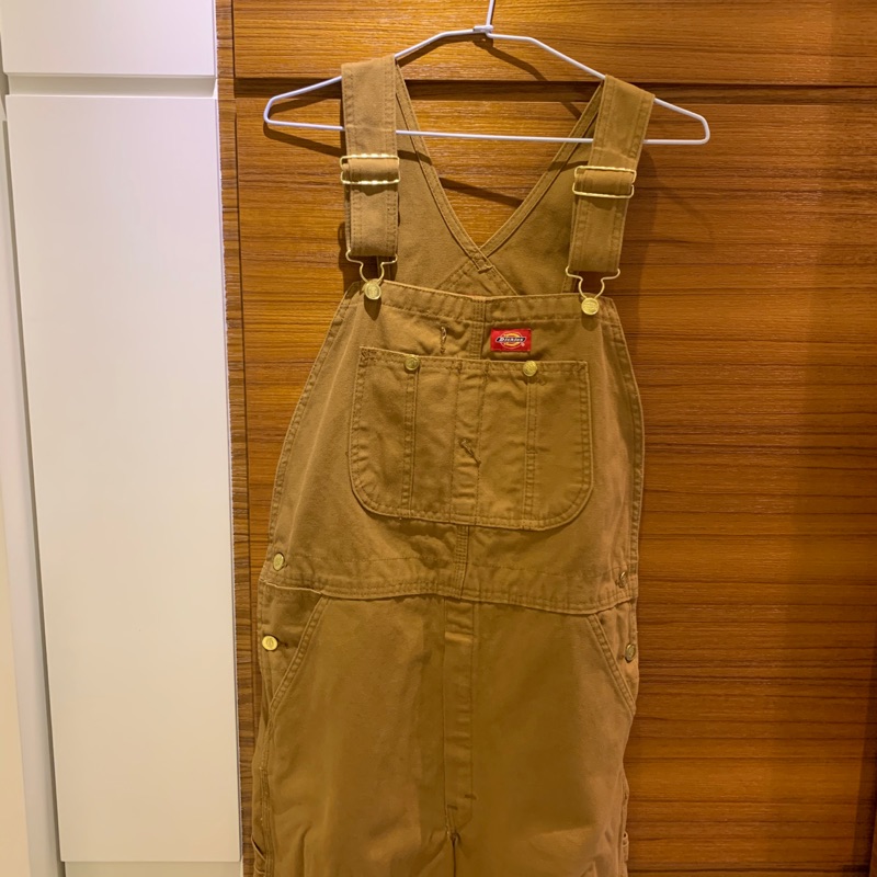 Dickies 卡其吊帶褲 30腰