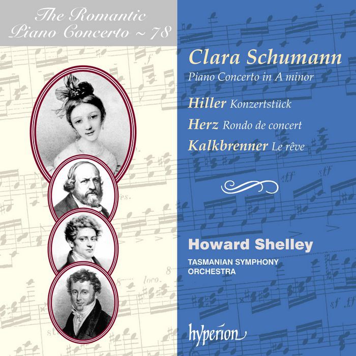 浪漫鋼琴協奏曲78集克拉拉舒曼薛利shelley Clara Schumann Cda640 蝦皮購物
