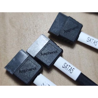 Amphenol 安費諾SATA3 8.5cm 雙直頭 6G