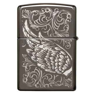 Zippo 美製 防風打火機 Filigree Flame and Wing 心之翼 29881 不含燃油