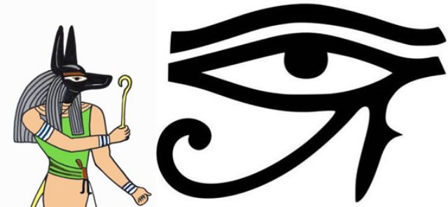 埃及鑰匙圈 荷魯斯之眼 阿努比斯 圖騰 蝦皮購物