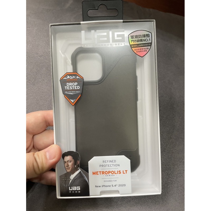 iPhone12 mini 手機殼 - UAG METROPOLIS LT /皮革黑 全新二手品