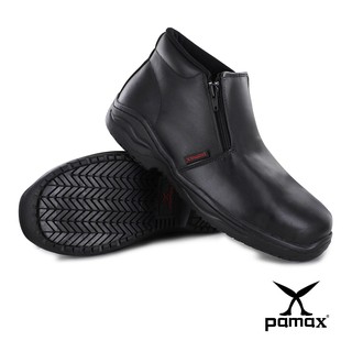 PAMAX 帕瑪斯-皮革製中筒/雙拉鍊/防滑安全鞋/PA20201FEH-男生尺寸6-12-皮鞋-工作鞋