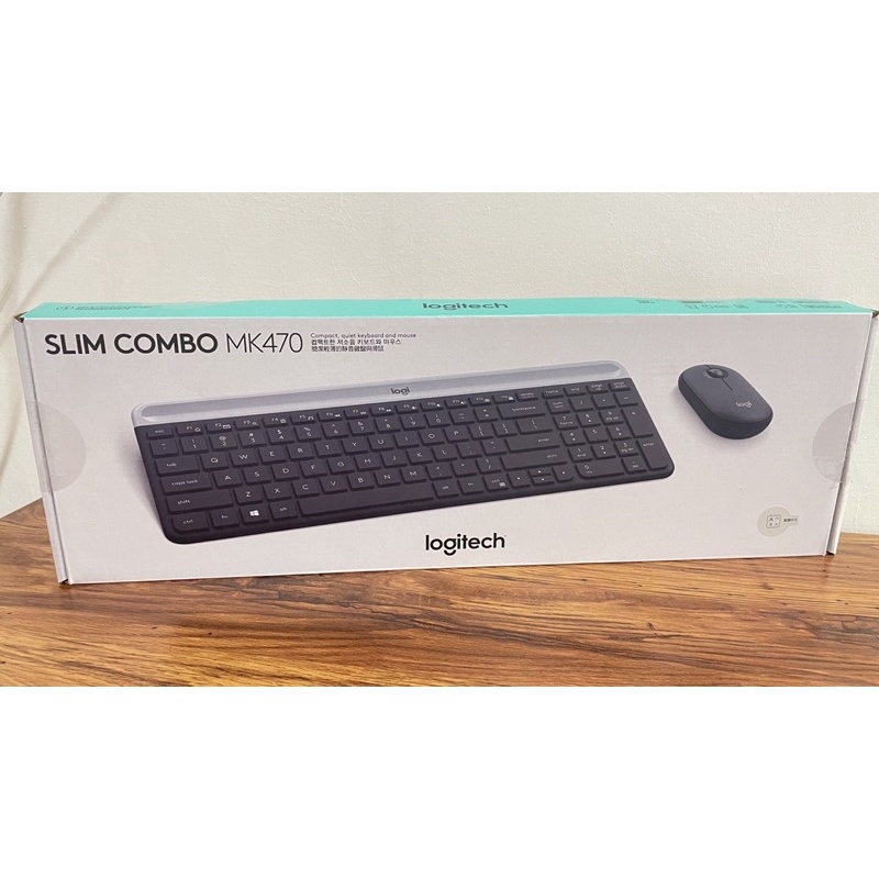 【二手】Logitech SLIM COMBO MK470