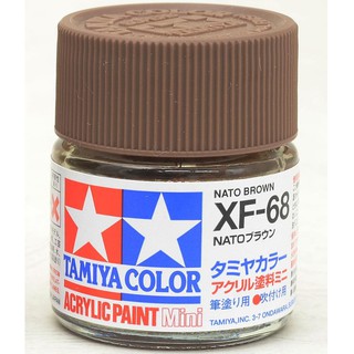 TAMIYA 田宮 81768 模型 耗材 水性漆 XF-68 消光 北約棕色 10ml 萬年東海