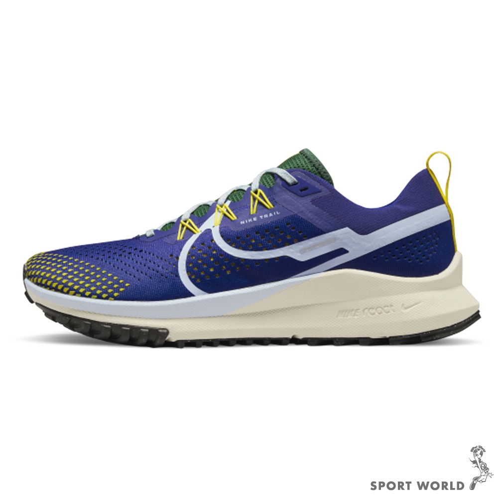 Nike REACT PEGASUS TRAIL 4 男 慢跑 輕量 穩定 抓地力 深藍DJ6158-400