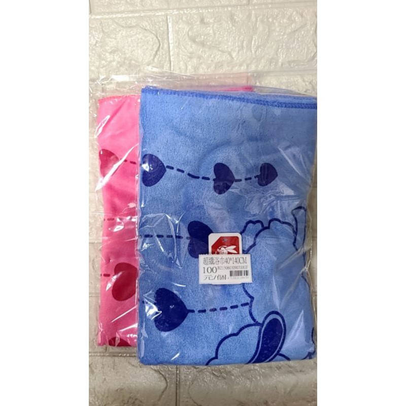 超纖浴巾40×140cm（100元）
