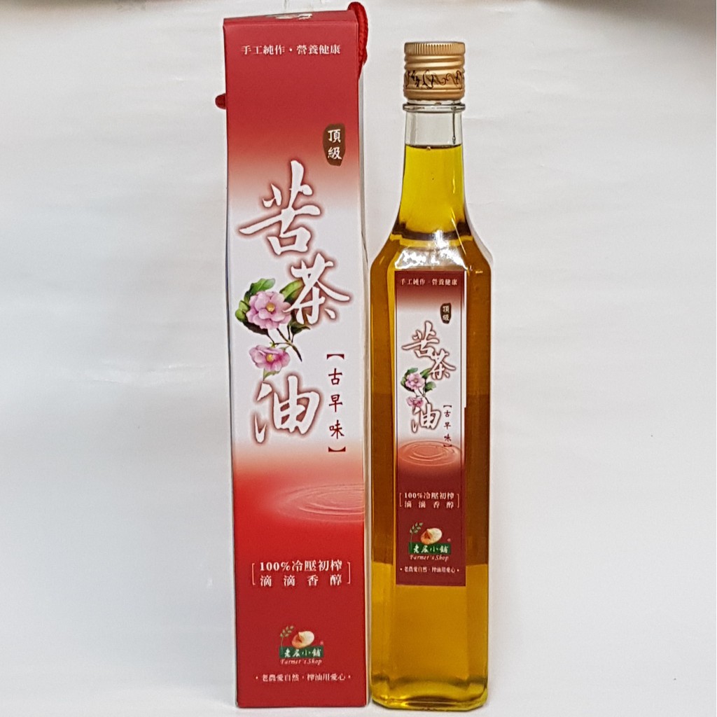 100%冷壓初榨－苦茶油(500ml)