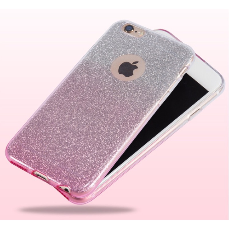 閃粉彩色漸層軟殼　便宜大量出清　下單可享有玻璃貼選購優惠　IPhone5 / 6 / 6+ / S7 / S7Edge