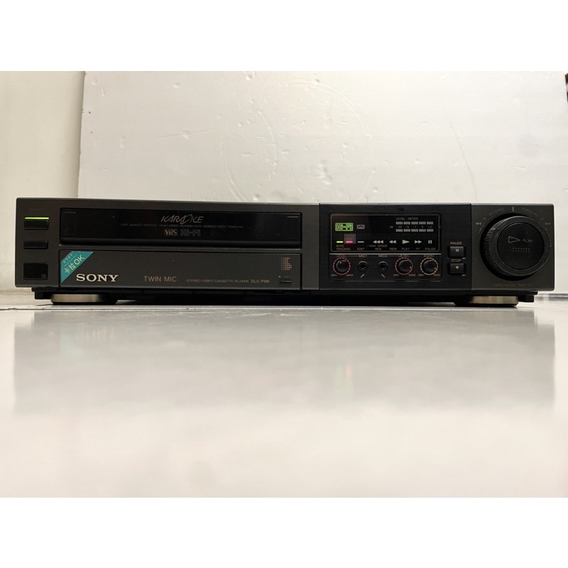 SONY卡拉ok SLV-P8K立體聲卡式放影機VHS HI-FI復古 懷舊 二手零件機