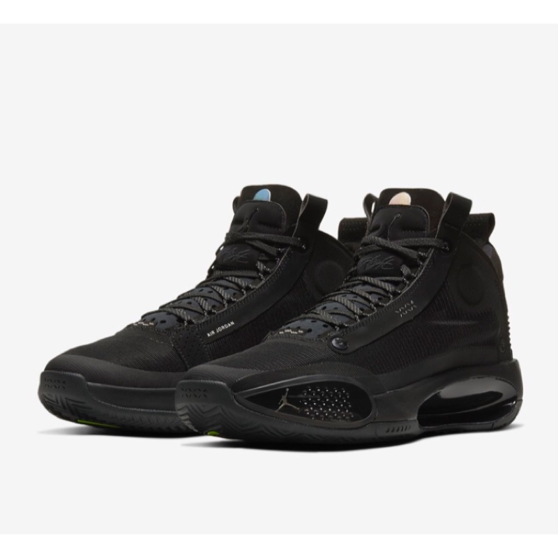 ☄️總哥☄️ Air Jordan 34 Black Cat 全黑輕量籃球鞋BQ3381 -003