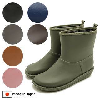 現貨 日本製 Charming素面雨鞋-咖啡色 M