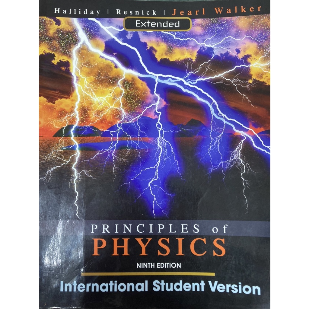 Principles of Physics 9th David Halliday 大學普通物理原文書