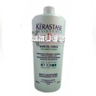 【洗髮精】卡詩 KERASTASE 煥髮重建髮浴(1-2級)1000ml 脆弱髮質專用