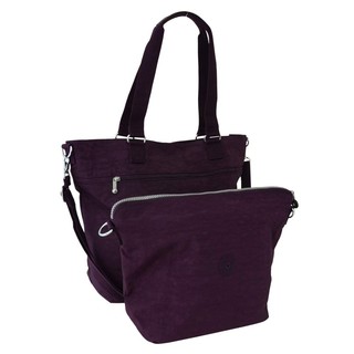 大包+中包 全新正品 Kipling Audria 紫色 2 way 斜背包 購物包