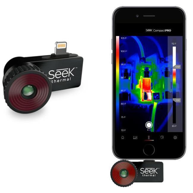 高解析度專業版iOS Android USB-C《台北快貨》美國原裝 Seek Compact PRO 熱感應成像鏡頭