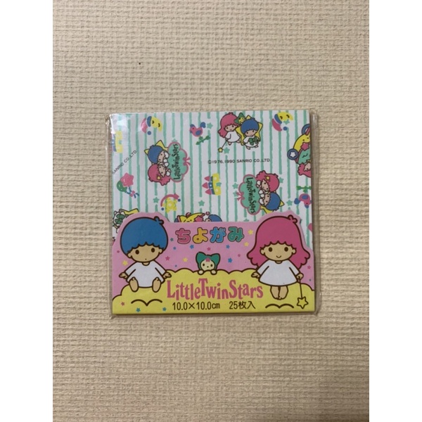 日本 三麗鷗 sanrio kitty 雙子星 kiki lala 色紙/折紙/剪紙/兒童/手工 (早期)