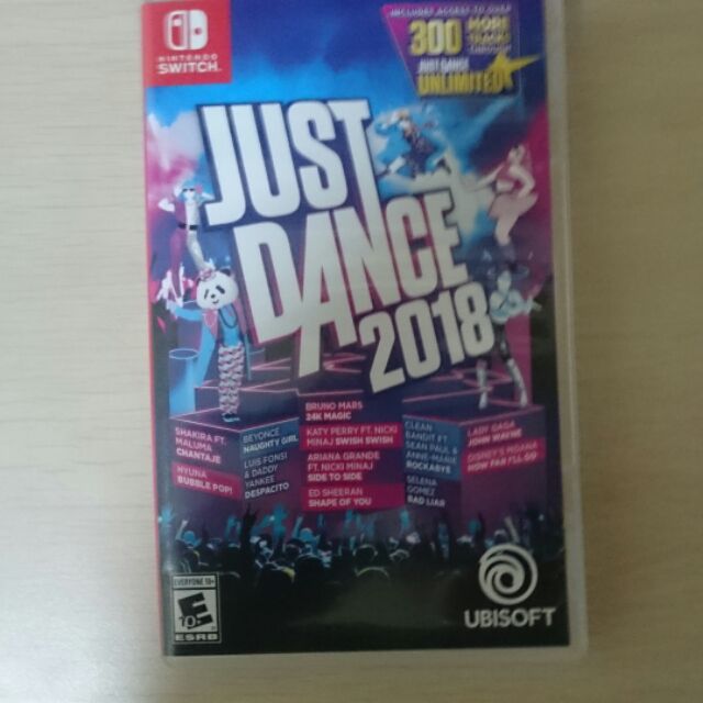 二手ns遊戲  just dance 2018