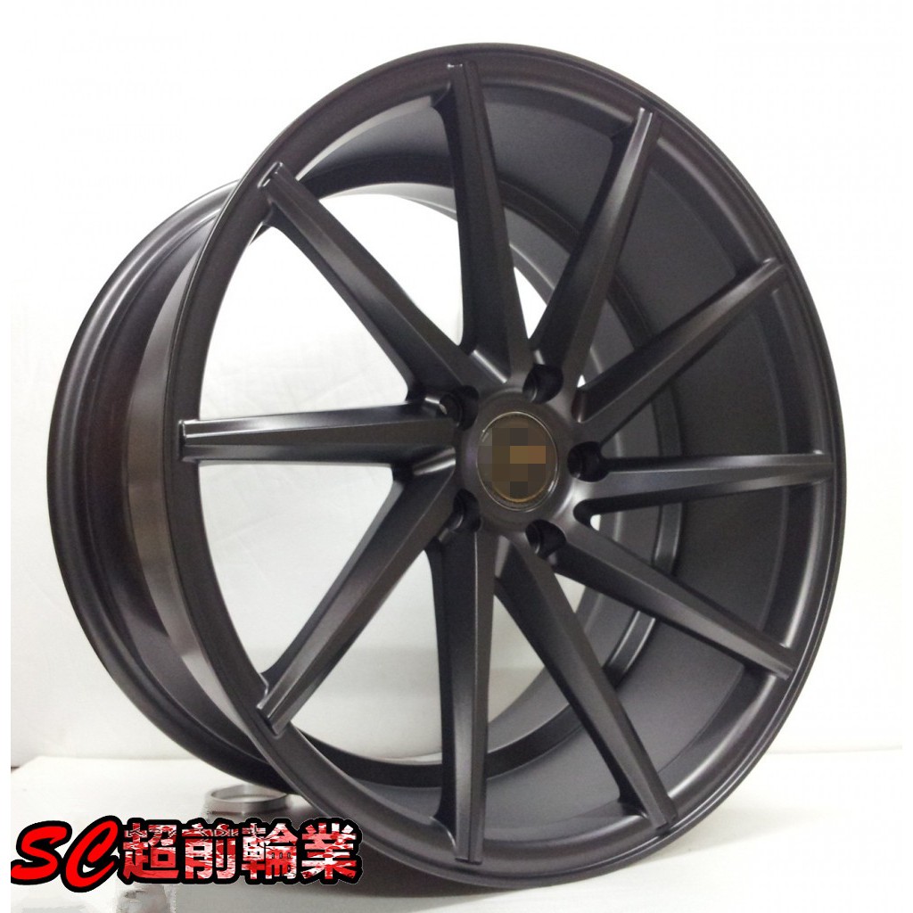 【超前輪業】類 VOSSEN CVT 19吋鋁圈 5孔108 5孔112 5孔114 5孔108 5孔120 平光鐵灰