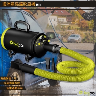 bigboi MINI 寵物單馬達吹風機 吹水機 寵物美容 毛髮風乾 汽機車用 汽車美容 居家清潔