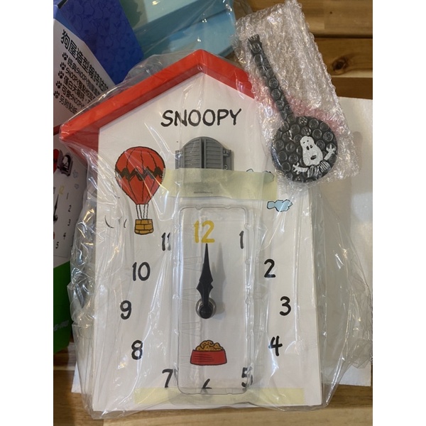 SNOOPY 史努比 狗屋造型 報時 咕咕鐘 全新