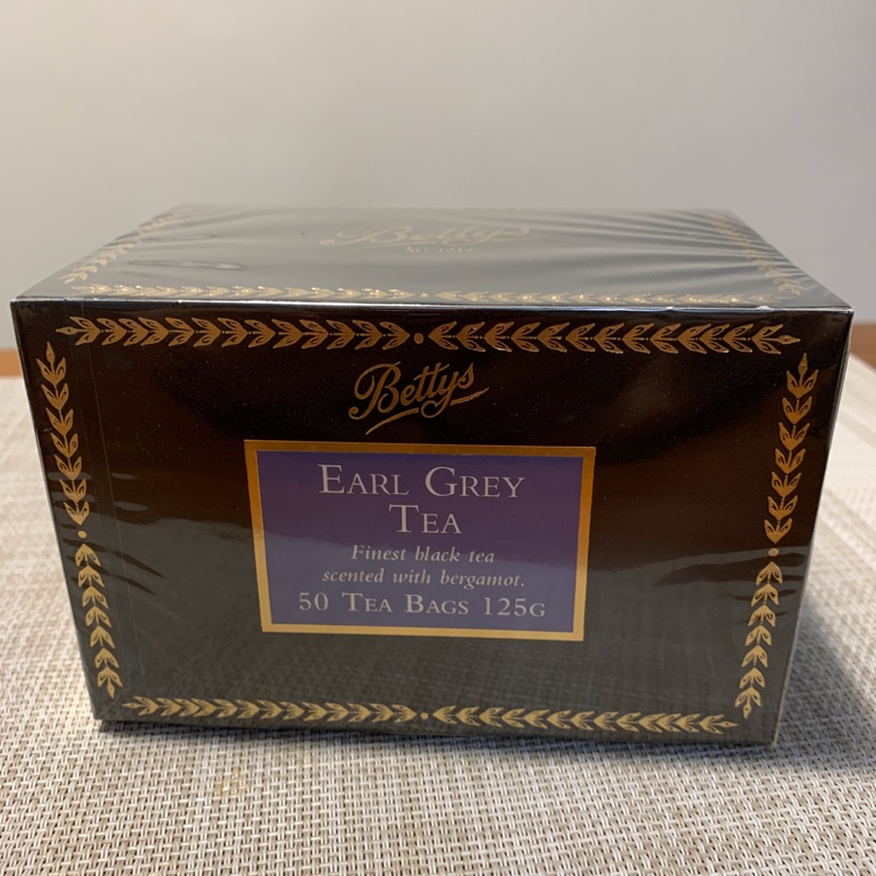 Bettys EARL GREY TEA 英國茶 茶包 伯爵茶 50包入