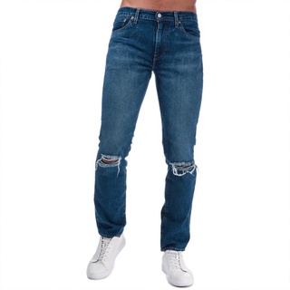 【LEVIS】男款 511 低腰修身窄管牛仔長褲 破褲 男生