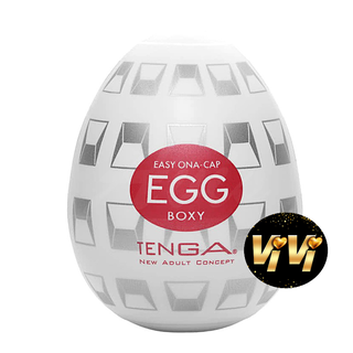 日本TENGA-EGG-014 BOXY自慰蛋(立體箱型)