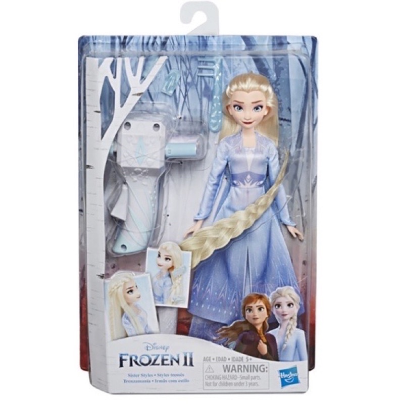 （正版現貨）美國迪士尼 Frozen2 冰雪奇緣 Elsa艾莎芭比娃娃/編髮組-盒損