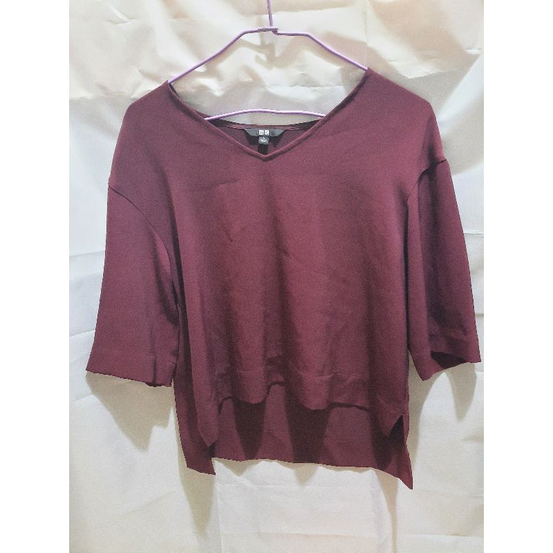 二手 Uniqlo雪紡上衣 蝦皮購物