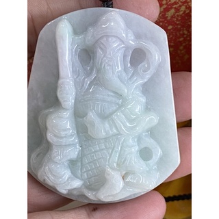 臺灣現貨 玄天上帝，上帝爺 上帝爺公 天然翡翠A貨，緬甸玉雕刻墜