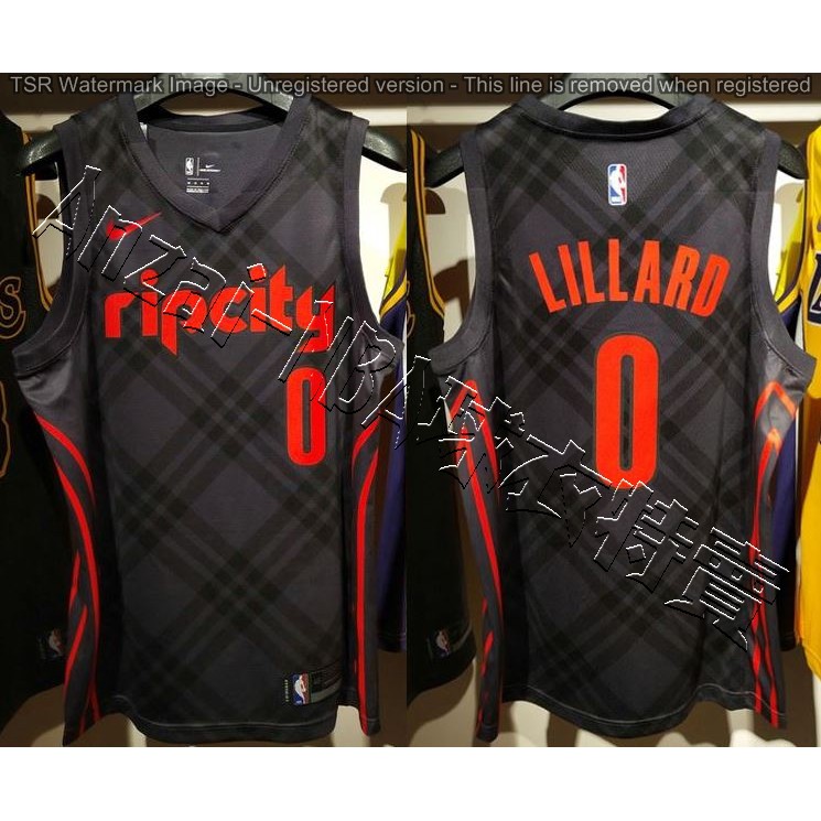 Anzai Nba球衣特賣18賽季拓荒者隊blazers Lillard 0號城市版球衣 全隊都有 蝦皮購物